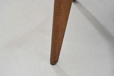 Guillerme et Chambron Set of Eight Dining Chairs by Guillerme et Chambron France 1960s