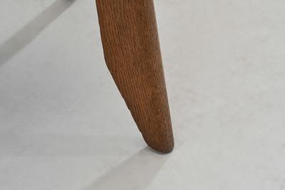 Guillerme et Chambron Set of Eight Dining Chairs by Guillerme et Chambron France 1960s