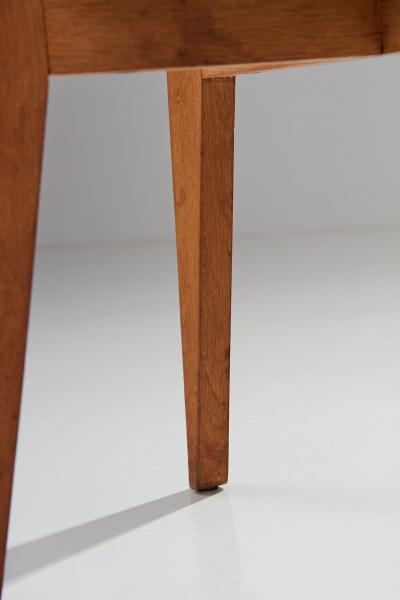 Guillerme et Chambron Set of Six Dining Chairs by Guillerme et Chambron France 1960s