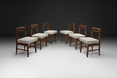 Guillerme et Chambron Six Dining Chairs by Guillerme et Chambron for Votre Maison France Mid 20th C