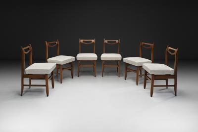 Guillerme et Chambron Six Dining Chairs by Guillerme et Chambron for Votre Maison France Mid 20th C