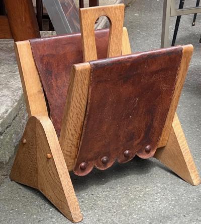 Guillerme et Chambron guillerme et chambron rarest modernist magazine rack