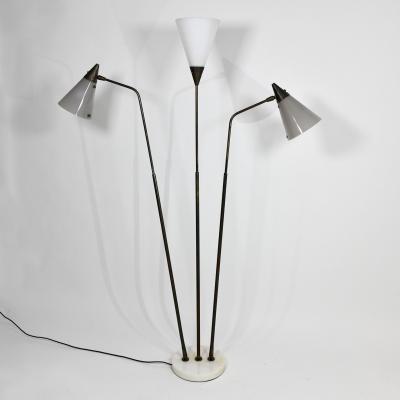 Guiseppe Ostuni Telescopic and adjustable three arm standing lamp