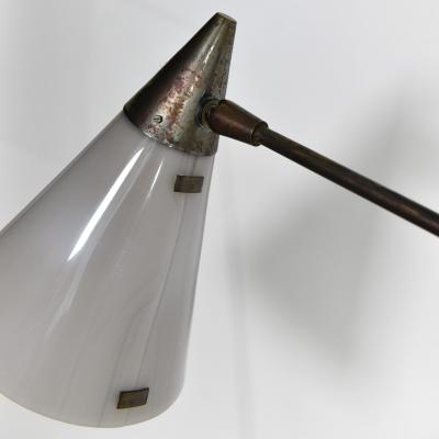 Guiseppe Ostuni Telescopic and adjustable three arm standing lamp