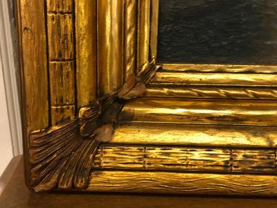 Gulbrandt Sether Signed Norwegian American Oil on Canvas of a Venice Canal