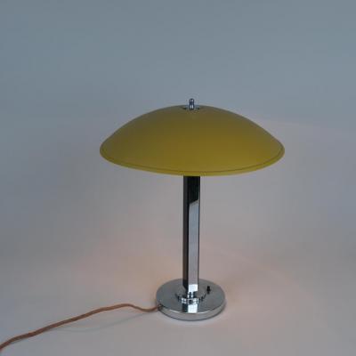 Gunilla Jung Exceedingly Rare Yellow Gunilla Jung Table Lamp Model 2004 Orno 1930s