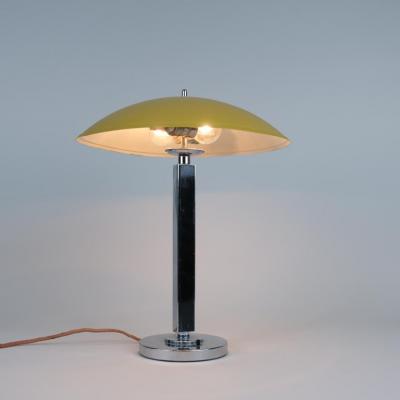 Gunilla Jung Exceedingly Rare Yellow Gunilla Jung Table Lamp Model 2004 Orno 1930s