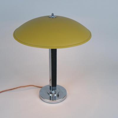 Gunilla Jung Exceedingly Rare Yellow Gunilla Jung Table Lamp Model 2004 Orno 1930s