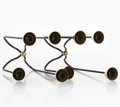 Gunnar Ander A pair of candleholder by Gunnar Ander