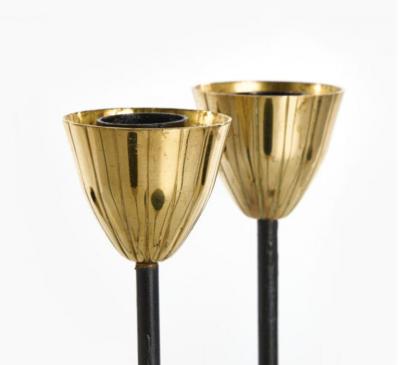Gunnar Ander A pair of candleholder by Gunnar Ander