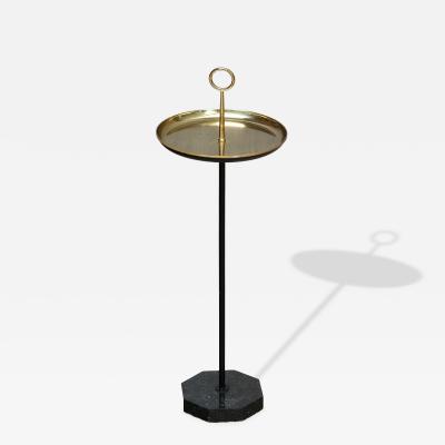Gunnar Ander Gunnar Ander Side Drinks Table in Brass and Black Granite Ystad Metall 1950s