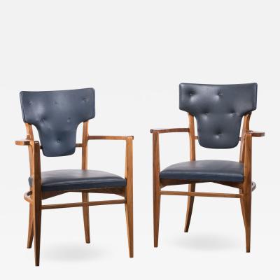 Gunnar Asplund Pair of very rare Gunnar Asplund armchairs