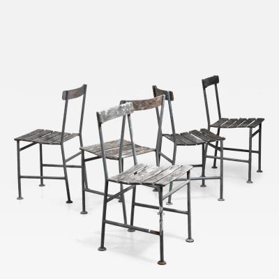 Gunnar Asplund Set of 5 Gunnar Asplund garden chairs
