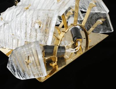 Gunnar Gyren Large Wall Light by Gunnar Gyren for Orrefors