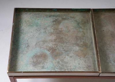 Gunnar Myrstrand Sven Engstr m Scandinavian Flower Table Casino in Teak and Brass by Engstr m Myrstrand