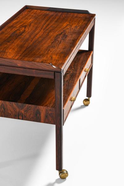 Gunnar Myrstrand Sven Engstr m Trolley in Brass and Rosewood by Sven Engstr m Gunnar Myrstrand 1960s