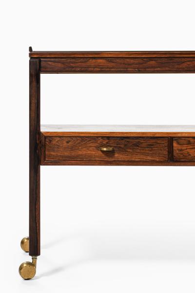 Gunnar Myrstrand Sven Engstr m Trolley in Brass and Rosewood by Sven Engstr m Gunnar Myrstrand 1960s