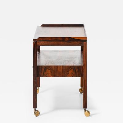 Gunnar Myrstrand Sven Engstr m Trolley in Brass and Rosewood by Sven Engstr m Gunnar Myrstrand 1960s