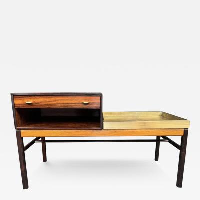 Gunnar Myrstrand Sven Engstr m Vintage Danish Mid Century Rosewood Casino Table Planter by Engstr m Myrstrand