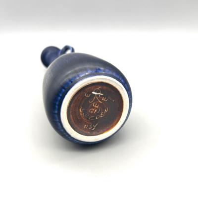 Gunnar Nylund Blue Jug Ceramic Vase