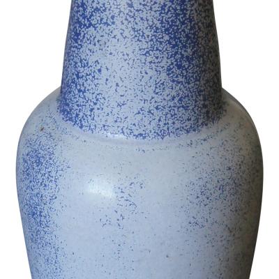 Gunnar Nylund Elegant Tall Table Lamp in Speckled French Blue by Guinnar Nylund