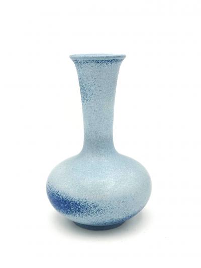Gunnar Nylund Grey Blue Eggshell Glazed Stoneware Vase