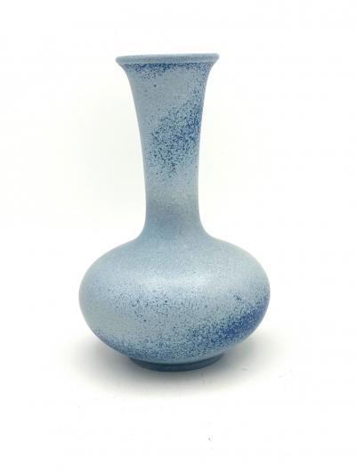 Gunnar Nylund Grey Blue Eggshell Glazed Stoneware Vase