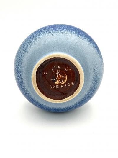 Gunnar Nylund Grey Blue Eggshell Glazed Stoneware Vase