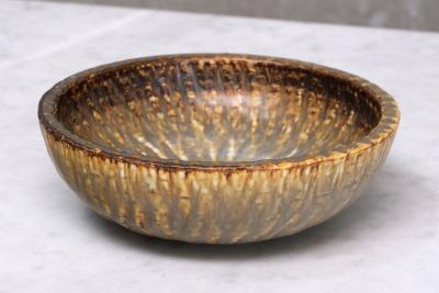 Gunnar Nylund Gunnar Nylund Rubus Stoneware Bowl R rstrand Sweden 1965