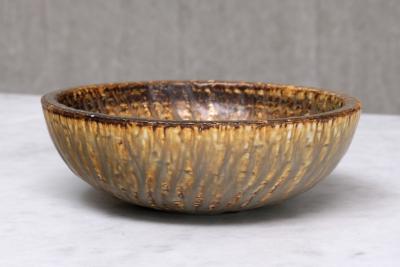 Gunnar Nylund Gunnar Nylund Rubus Stoneware Bowl R rstrand Sweden 1965