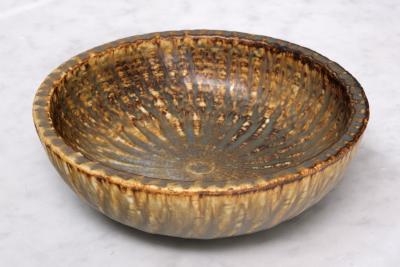 Gunnar Nylund Gunnar Nylund Rubus Stoneware Bowl R rstrand Sweden 1965