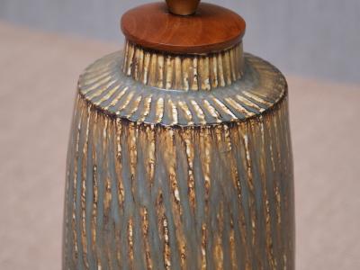 Gunnar Nylund Gunnar Nylund Rubus Stoneware Floor Large Table Lamp R rstrand Sweden 1960s