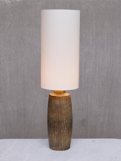Gunnar Nylund Gunnar Nylund Rubus Stoneware Floor Large Table Lamp R rstrand Sweden 1960s
