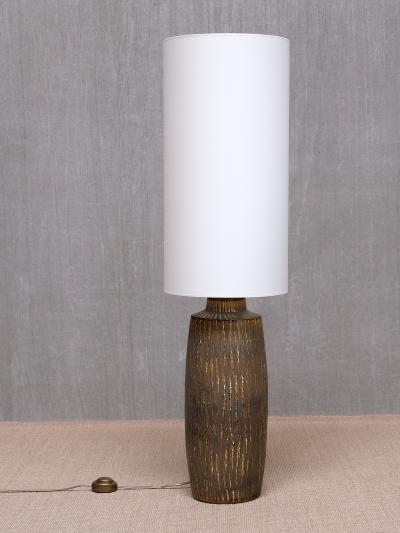 Gunnar Nylund Gunnar Nylund Rubus Stoneware Floor Large Table Lamp R rstrand Sweden 1960s