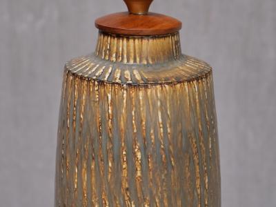 Gunnar Nylund Gunnar Nylund Rubus Stoneware Floor Large Table Lamp R rstrand Sweden 1960s