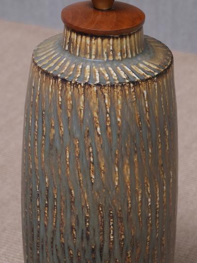 Gunnar Nylund Gunnar Nylund Rubus Stoneware Floor Large Table Lamp R rstrand Sweden 1960s