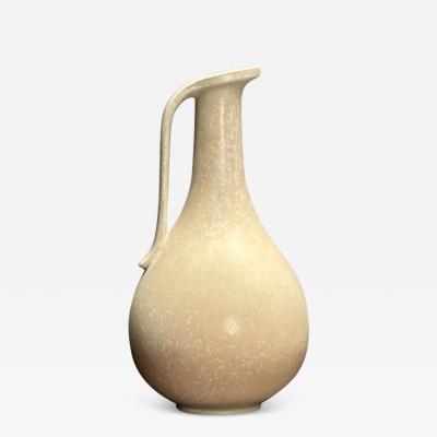 Gunnar Nylund Gunnar Nylund Swedish Mid Century Modern Ceramic Vase Eggshell Glaze 1940s