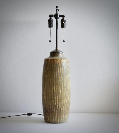 Gunnar Nylund Large stoneware table lamp by GUNNAR NYLUND