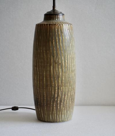 Gunnar Nylund Large stoneware table lamp by GUNNAR NYLUND