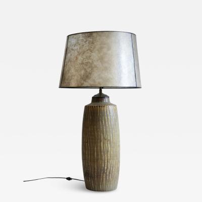 Gunnar Nylund Large stoneware table lamp by GUNNAR NYLUND
