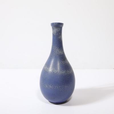 Gunnar Nylund Mid Century Cobalt Blue Glazed Ceramic Pitcher by Gunnar Nylund for R rstrand