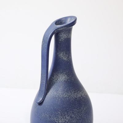 Gunnar Nylund Mid Century Cobalt Blue Glazed Ceramic Pitcher by Gunnar Nylund for R rstrand