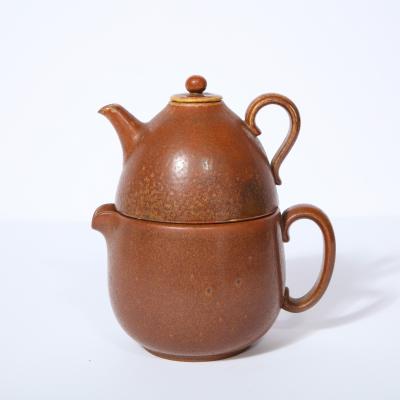 Gunnar Nylund Mid Century Modern Double Ceramic Teapot by Gunnar Nylund for R rstrand
