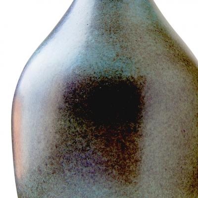 Gunnar Nylund Mid Century Modern Silhouetted Lamp in Blues and Grays by Gunnar Nylund
