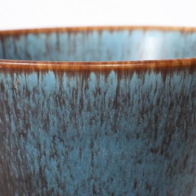 Gunnar Nylund Mid Century Sky Blue Copper Glazed Ceramic Bowl by Gunnar Nylund for R rstrand