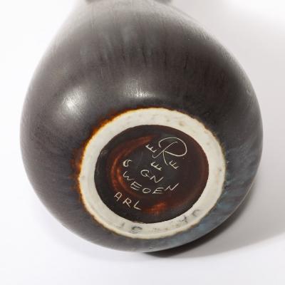 Gunnar Nylund Mid Century Sky Blue Copper Pitcher Vase by Gunnar Nylund for R rstrand