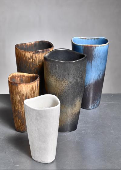 Gunnar Nylund Set of 3 Gunnar Nylund Ask vases