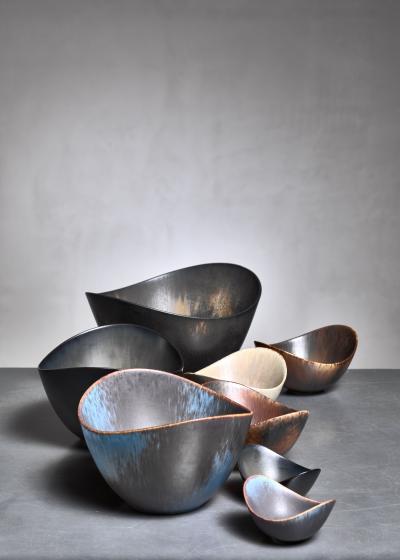 Gunnar Nylund Set of 7 Gunnar Nylund ceramic bowls for R rstrand