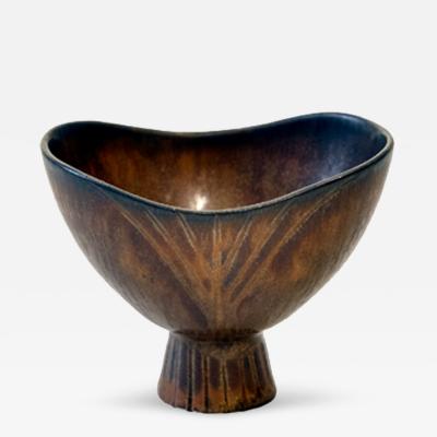 Gunnar Nylund Unique Footed Bowl by Gunnar Nylund for Rorstrand