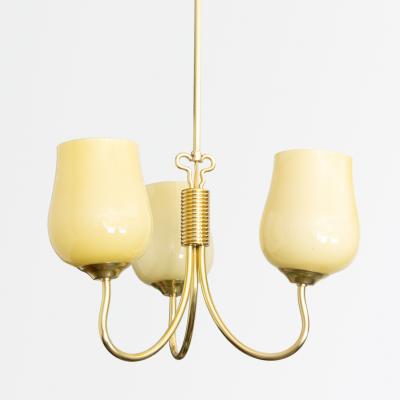 Gunnel Nyman GUNNEL NYMAN 3 ARM PENDANT LAMP FOR IDMAN FINLAND